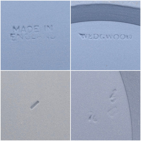 復古英國 Wedgwood Jasperware 淡藍色圓形糖果盒